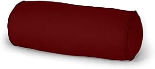 Round Shaped Bolster Pillow Case -100% Cotton cover Long Orthopaedic back Neck /Shoulder & Head Support Pillowcase Covers Available in choice of colours and sizes. (Extra Large 25x75cm, Lime Green)