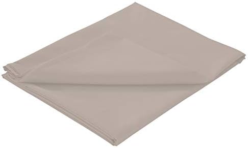 Olivia Rocco Flat Sheets, Easy Care Polycotton Full Bed Sheet, Double White
