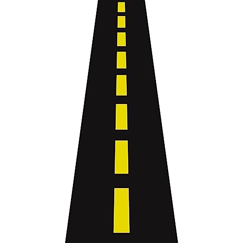 Construction Table Runner Racetrack Tablecloth for Race Car Birthday Party by Remagr - Used condition - US$7.82