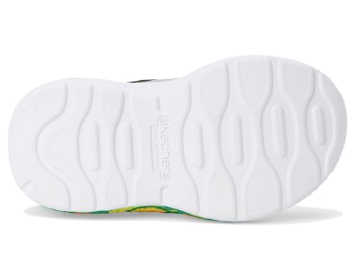 Skechers Scène de lecture pour les enfants, Carbone citron vert, 10.5 cm
