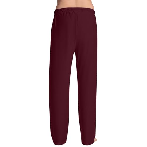 Polo Pajama Pants For Men,Lightweight Lounge Pj Bottoms Soft Sleep Pant With Pockets & Drawstring, S-3XL2