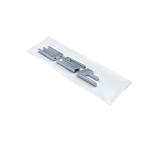 PRGRKETCTK Letter Emblem Chrome Glossy Black ABS 3.0 5. V6 V8 20T 25T 30T 35T Fit for Jaguar XJ F-Type F-PACE E-PACE Badge Trunk Logo(Silver35T)