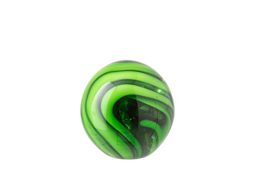 J-Line Presse-Papier Balle - Verre - Vert - Small