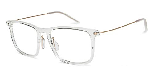 LENSKART BLU | Zero Power Blue Cut & Antiglare Computer Eyeglasses | Gaming Glasses | Square For Men & Women | Large | VC E13202 - Image 7