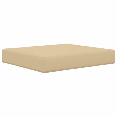 Coussin de canapé d'extérieur beige résistant aux taches et stable