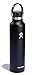 Hydro Flask Water Bottle - Insulated Stainless Steel - Non Spill, Leakproof in 24 Oz Black