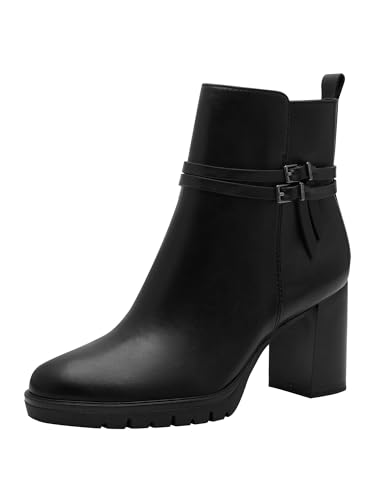 Tamaris Damen Stiefel Vegan schwarz 38