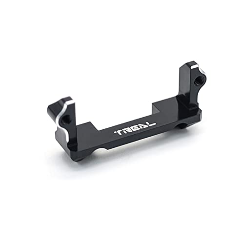 Support Servo FMS FCX24 TREAL Alu Noir pour Sessions Franchissement Mud Racer 1:24