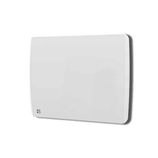 BESTHERM - Radiador eléctrico fijo de inercia seco cerámico 1000 W Bestherm ARIA horizontal blanco