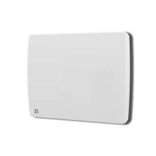 BESTHERM - Radiador eléctrico fijo de inercia seco cerámico 1000 W Bestherm ARIA horizontal blanco