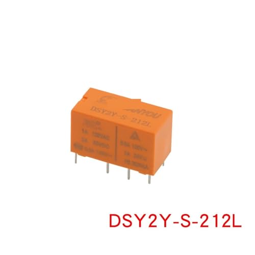 Relais DSY2Y-S 5VDC à 24VDC commutation basse consommation 1A 120VAC