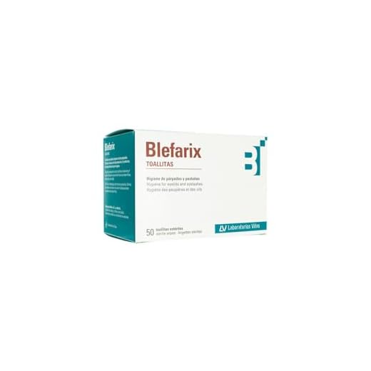 Blefarix 50 Toallitas Limpieza Párpado, Borde Palpebral, Pestañas