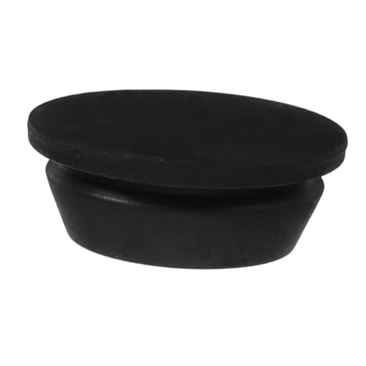 HOMSFOU Acondicionador de Aire tapón Drenaje Goma tapón de Drenaje Universal Tapones para Agujeros Redondos de Goteo del Aire Acondicionado Paradas de Goma Accesorios Caucho Black