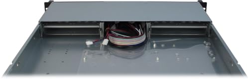 Inter-Tech IPC 1U-10248 noir solution de gain de place en baie
