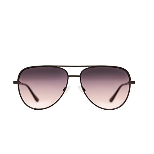 Image of EVEE Fashionable Metal Aviator Sunglasses with Oversize Flat Reflective Mirror Lenses (GEMINI)