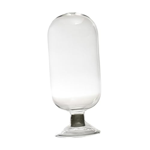 YWJLQH Tarro de Cristal para fósforos, Ligero y Funcional, Recipiente Decorativo (fósforos no incluidos), M