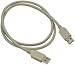 L-Com Computer Cable, USB, 1M, Grey - CSMUAA-1M
