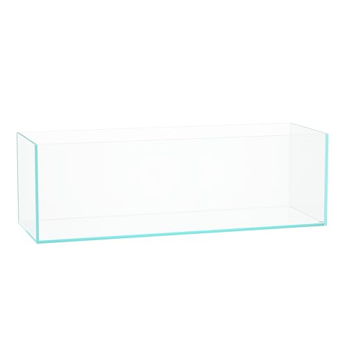 Image of LANDEN 180 Standard Tank 114.19 Gal Rimless Low Iron Aquarium XL Fish Tank, Bookshelf Aquarium, W70.87xD19.69xH21.26 in (180x50x55cm) 19mm Thickness with Black Nano Foam Leveling mat Included