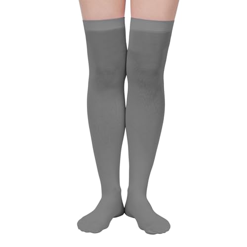 Image of Century Star Thigh High Socks 3 Pairs High Socks Over the Knee for Women Triple Stripe Thigh High Stockings Knee High Socks