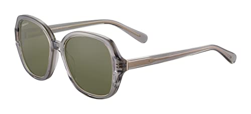 Serengetti Rectangular Hayworth Shiny Transparent Grey-Mineral Polarized 555nm, Multi, One Size3