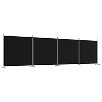 vidaXL Kamerscherm met 2 panelen 348x180 cm stof wit - Grote Kadoshop