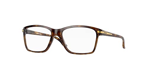 Image of Oakley Youth Unisex Kids OY8010 Cartwheel Rectangular Prescription Eyewear Frames, Polished Clear /Demo Lens