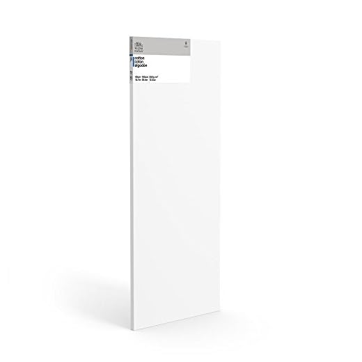 Winsor & Newton Lienzo de algodón, Blanco, 100x40x1.9 cm