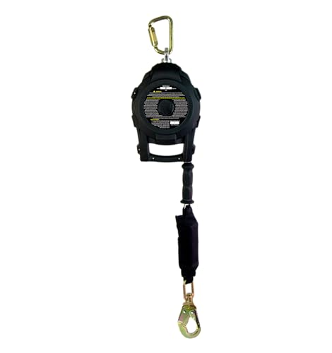 Frontline RPGC50LE Leading Edge Cable Single Leg 50' SRL with Steel Snap Hook End w/Carry on Handle