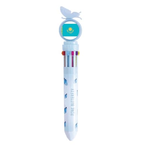 Stylo à bille Kazakhstan multicolore rétractable pour fournitures scolaires