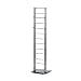 Produktbild Design CD STÄNDER CD Regal Lounge Tower 92cm aus Aluminium und Glas Aufbewahrung für ca 85 CDs
