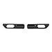 2PCS Side Turn Signal Light Cover Guard Fender Turn Signal Lamp Frame Bezel Trim Compatible with Suzuki Jimny 2019 2020 2021 2022 2023 2024 Exterior Accessories (Black-A)