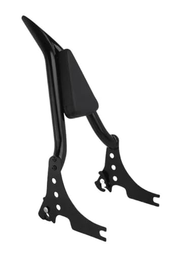 Dossier arrière passager amovible noir moto Sportster Iron 883 XL 1200 48