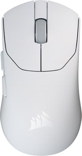 Corsair Sabre v2 PRO Ultralight FPS Wireless Gaming Mouse – 33,000 DPI, 36g Weight, 8,000Hz Hyper-Polling, Mechanical Switches, Up to 70-Hour Wireless Battery Life, Web Hub – White