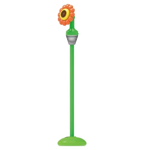 Machine à bulles de fleurs automatique avec lumières et angle réglable orange