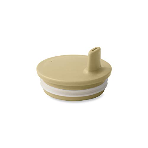 Design Letters Couvercle de pour gobelets en personnels mélamine pour bébés et enfants (Beige) - Sans BPA et sans BPS, lavable au lave-vaisselle, couvercle bien ajusté, léger, 27 g Cover