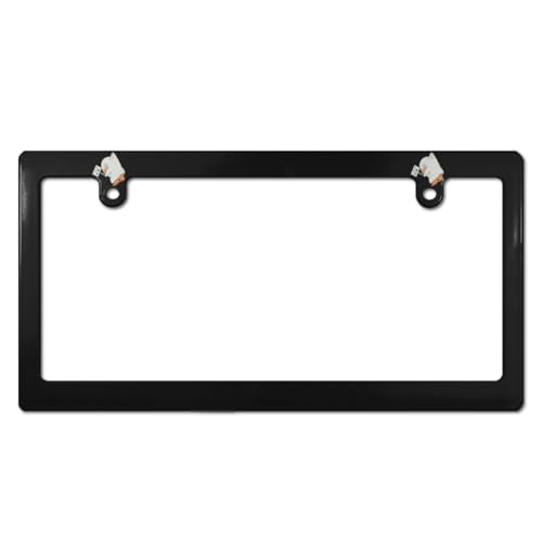 銀魂 エリザベス ナンバープレート フレーム ナンバーフレーム 普通車 軽自動車適用 装飾ボーダー タグ装飾 耐久性 カーアクセサリー 錆びにくい おしゃれ ?り物