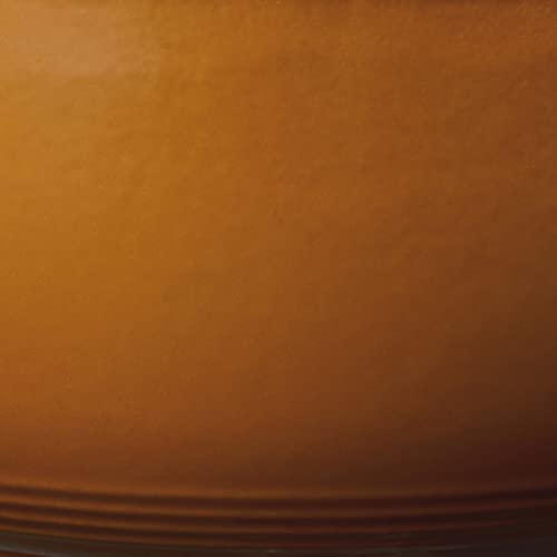 Image of Lodge 4.5 Quart Enameled Cast Iron Dutch Oven with Lid - Dual Handles - Oven Safe up to 500 F or on Stovetop - Use to Marinate, Cook, Bake, Refrigerate and Serve - Burnt Sienna