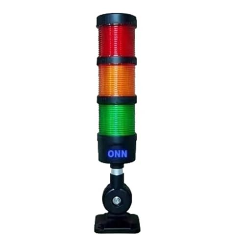 Alarma de luz y sonido para evitar paradas mecánicas con torre de señalización LED tricolor