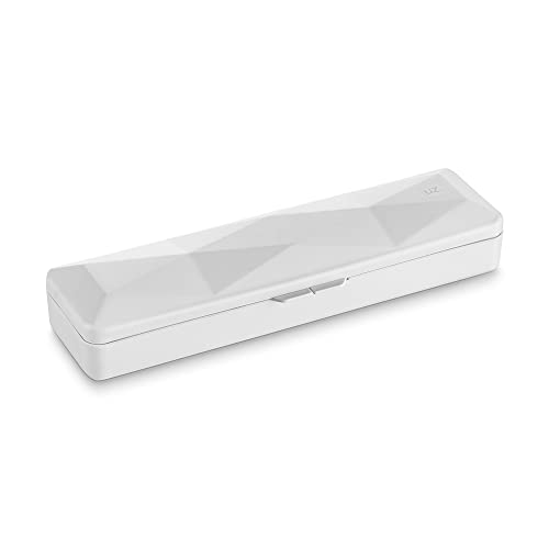 Estojo Multiuso Branco Solido De Plastico, UZ