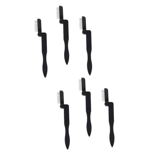 FRCOLOR 2sets Natural Finish Eyebrow Brush Eyelash Comb Mascara Brush Set Beauty Tools Easy to Use 3pcs*2