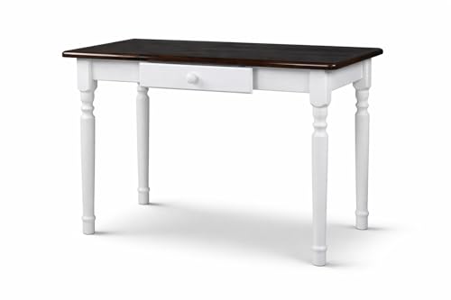 Magnetic Mobel Esstisch mit Schublade Küchentisch Tisch Massiv Kiefer Speisetisch massiv (70x110 cm, Nussbaum)