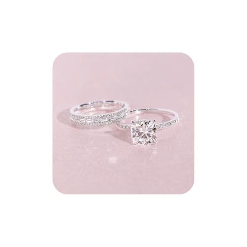 Haul Store Clearance Warehouse Deals 925 Sterling Silver Rings For Women Log In My Account Ofertas Relampago De Hoy Cubic Zirconia Promise Rings Stackable Wedding Rings Jewelry For Brides Gift