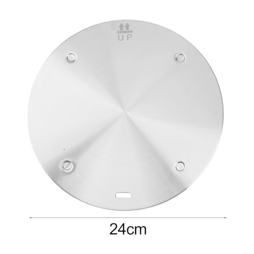 Table de cuisson à induction adaptateur inox et anneau diffuseur de chaleur