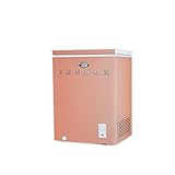 ICEBOX IBCF206BLS 2.0 Cu. Ft Compact Chest Freezer​, Blush Red
