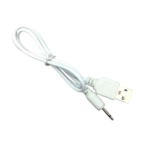 LvBerGer Charging Cable 2.5mm DC USB Charging Cable Quick Charging Replacement Cable Vibration Massager Charger 32.7-inch USB 17mm x 2.5mm for Message DC (M)