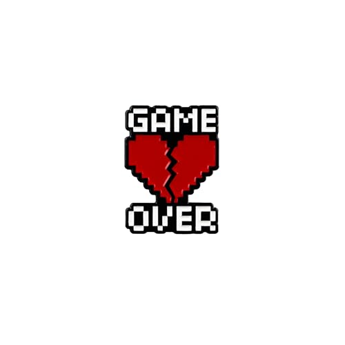 Game Over Pixelated Heart �G�i�����s���A�u���[�N���n�[�g�s�N�Z���s���u���[�`�A���g���Q�[���o�b�W�u���[�`�A�Q�[�}�[�����I�^�N�o�b�W�A�r�f�I�Q�[�����D�ƁA���g���Q�[�}�[�M�t�g�A�m�X�^���W�b�N�ȃQ�[�����[���A�����W���G���[�A�N�Z�T���[