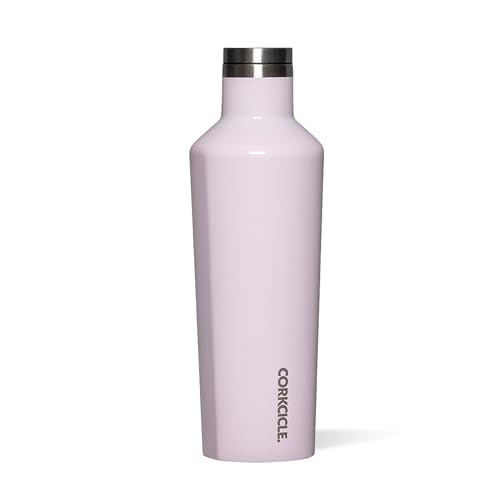 Corkcicle Insulated Canteen, Cold 25H, Hot 12H, 25 oz, Powder Puff