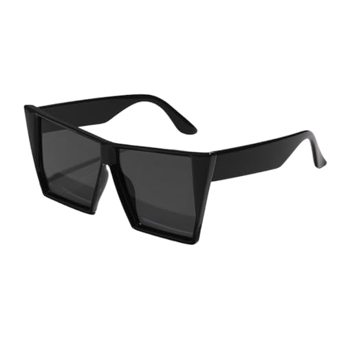 Lunettes de soleil carrées surdimensionnées femmes UV400 mode 2025