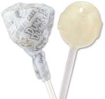Dum Dums Color Party - 75 Individually Wrapped Pops - Birthday Cake Lollipop (White)