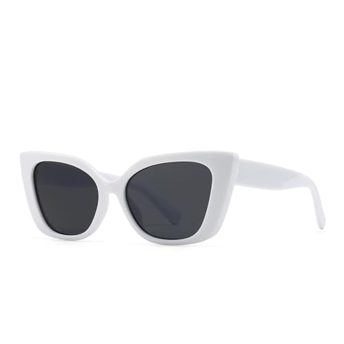 Lunettes de soleil œil de chat vintage écaille léopard tendance